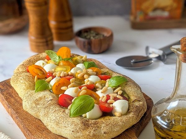 Pinsa maison ultra gourmande avec semoule extra fine
