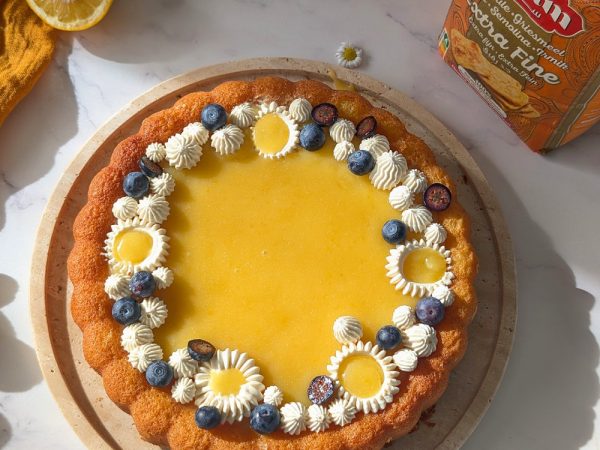 Basboussa à la crème de citron